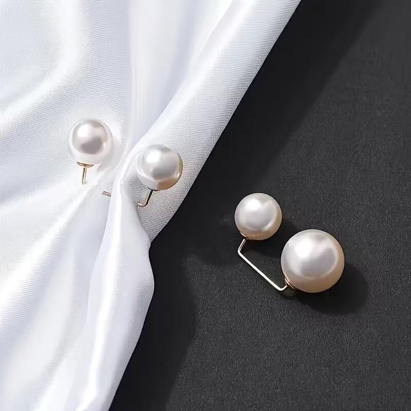 Embroidery Kaftan - 6pcs Pearl Brooch Pins – Non-Slip