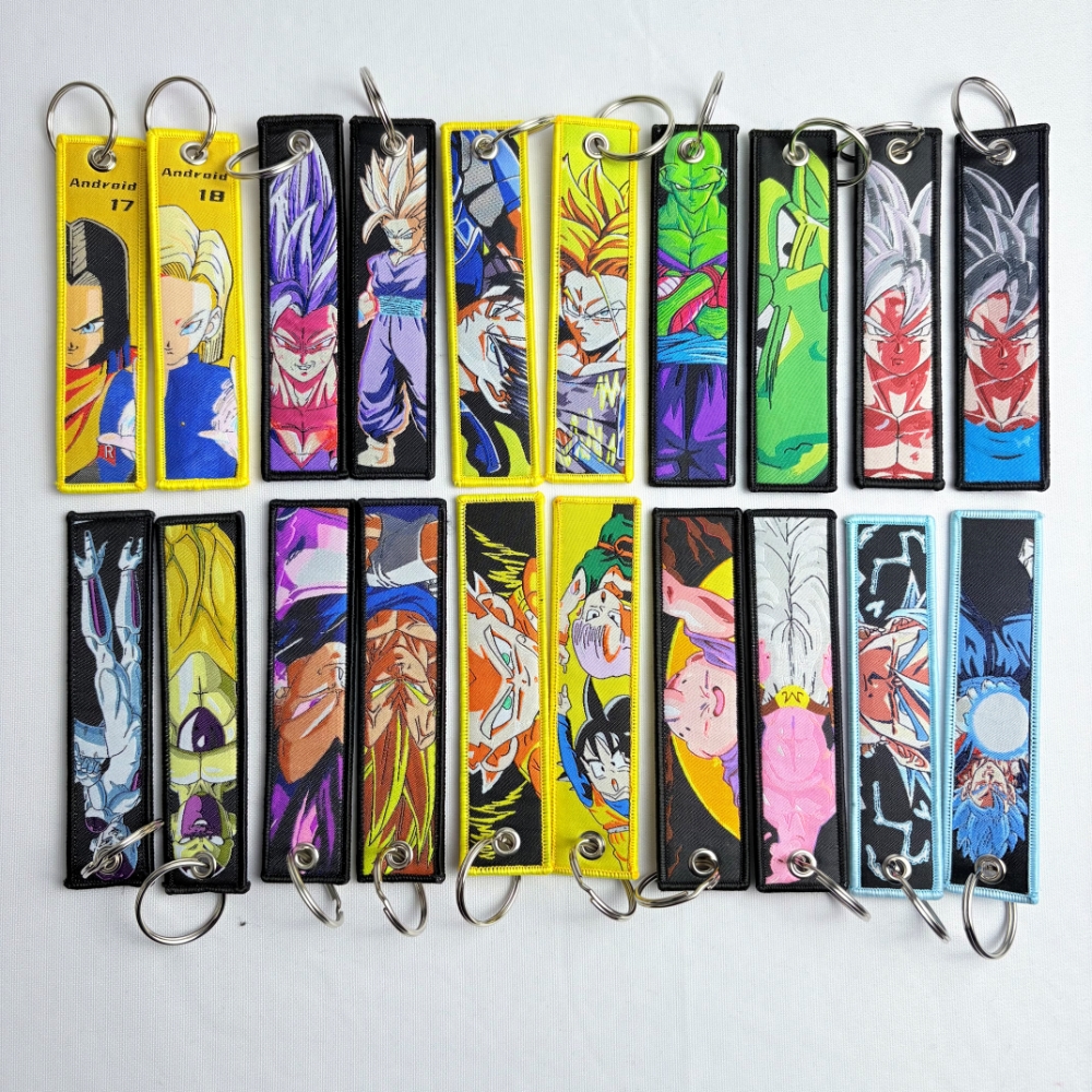 Embroidery Zone - Anime Cartoon Embroidery Key Fobs Key