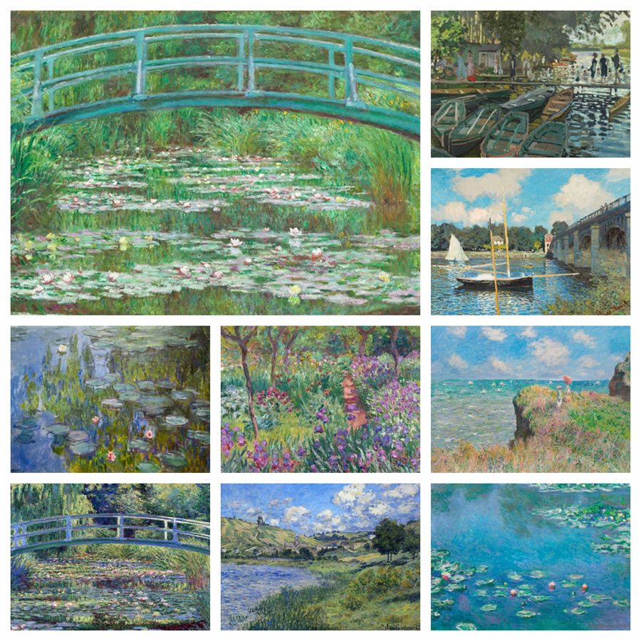 Embroidery Artist - Artist Monet Famous Paintings Diamond Painting