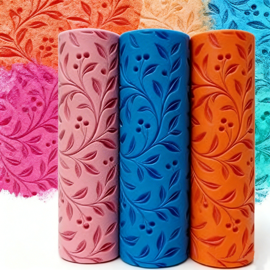 3D Clay Relief Texture Roller  - Embroidery Texture avaliação e preço