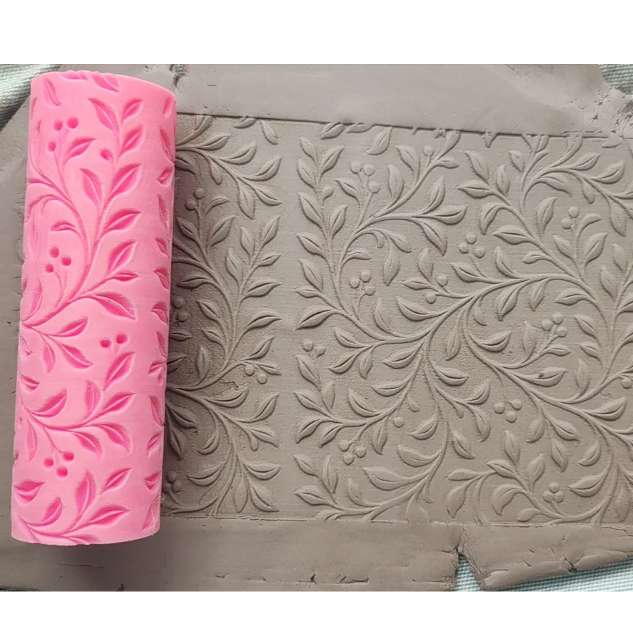 3D Clay Relief Texture Roller  - Embroidery Texture avaliação e preço