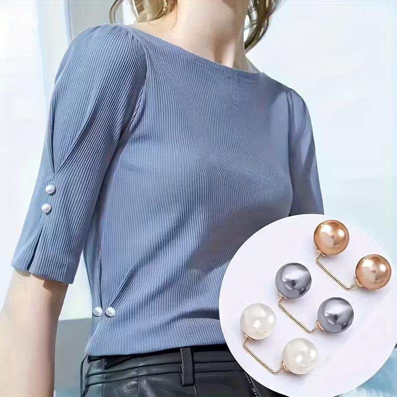 6pcs Pearl Brooch Pins – Non-S - Embroidery Kaftan avaliação e preço