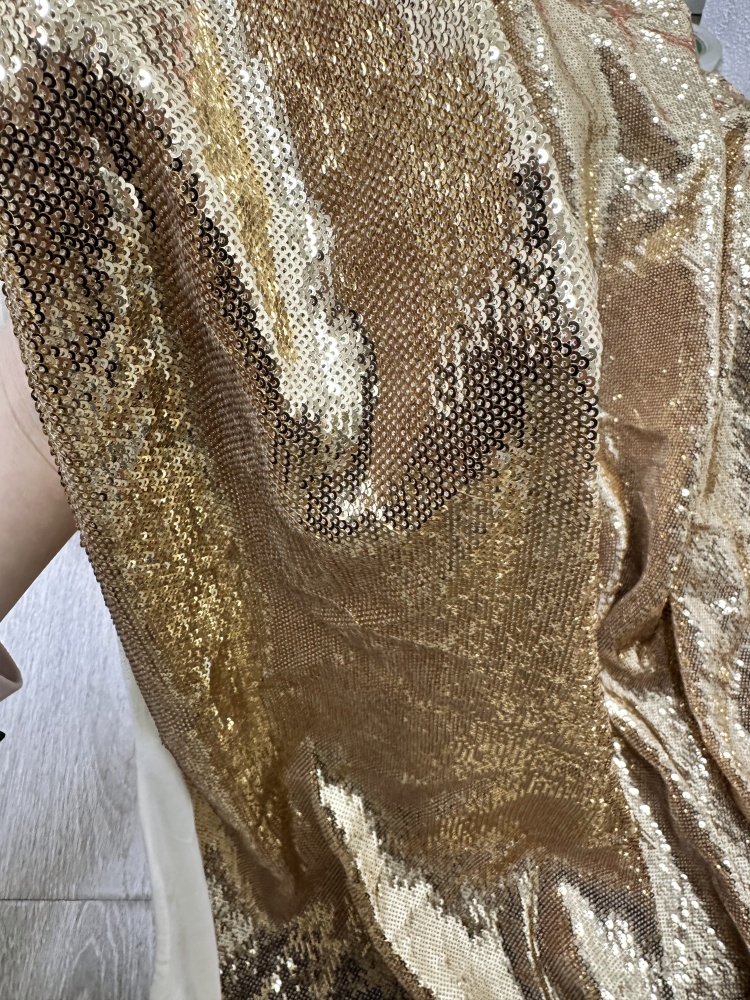 Gold silver encrypted sequin e - Embroidery Fish avaliação e preço