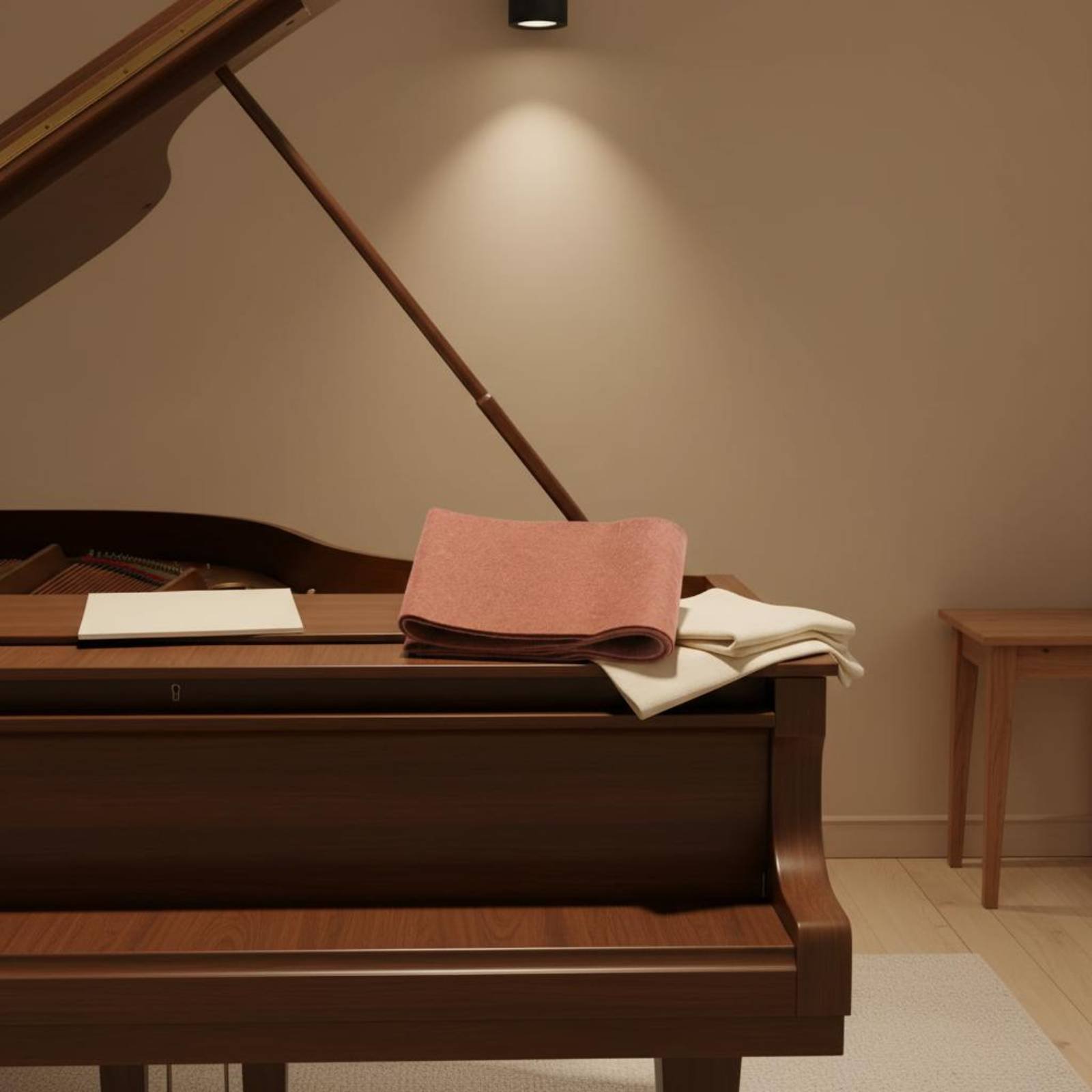 Grand Piano Sheet Rack Cover P - Felt Sheet Wool avaliação e preço