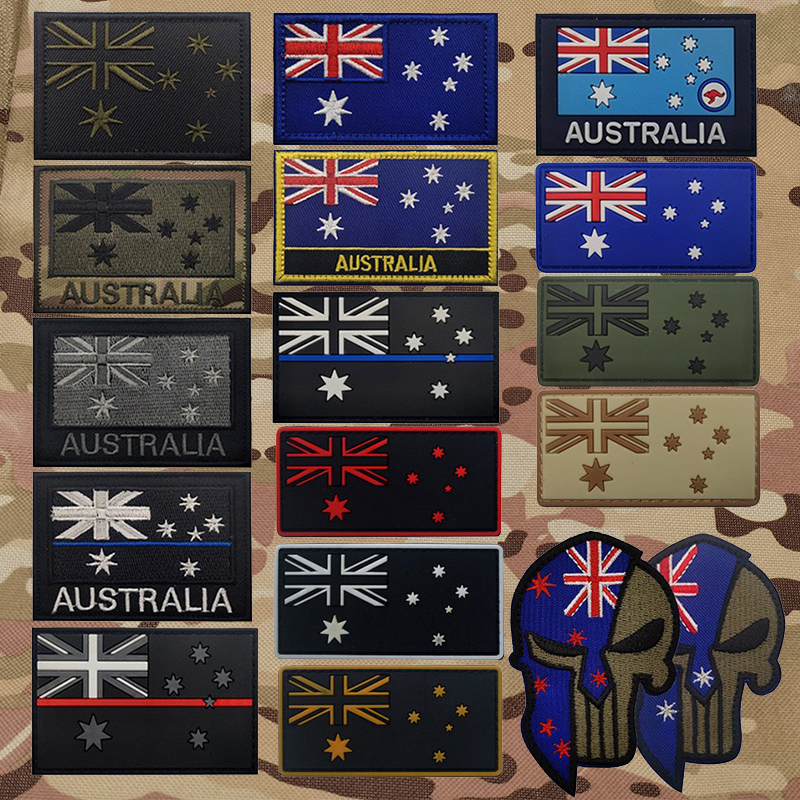 Australia Flag Embroideried Pa - Embroidery In Australia avaliação e preço