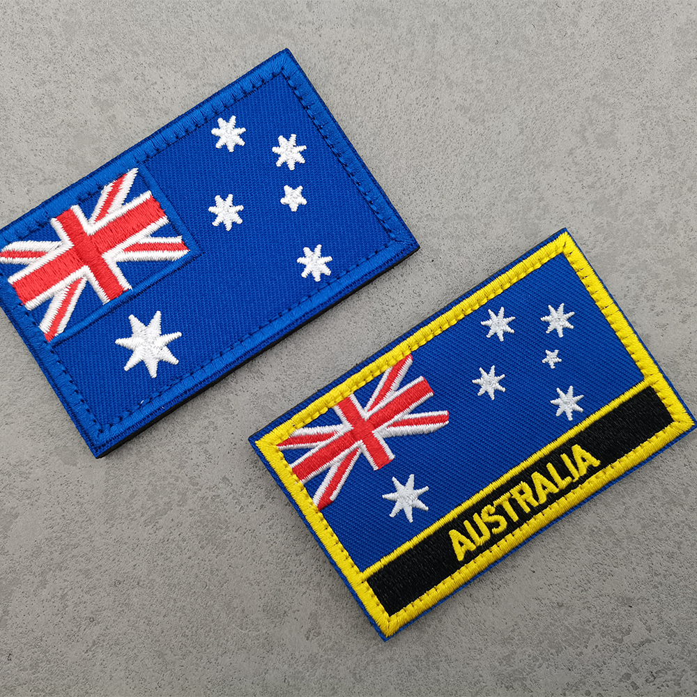 Australia Flag Embroideried Pa - Embroidery In Australia avaliação e preço
