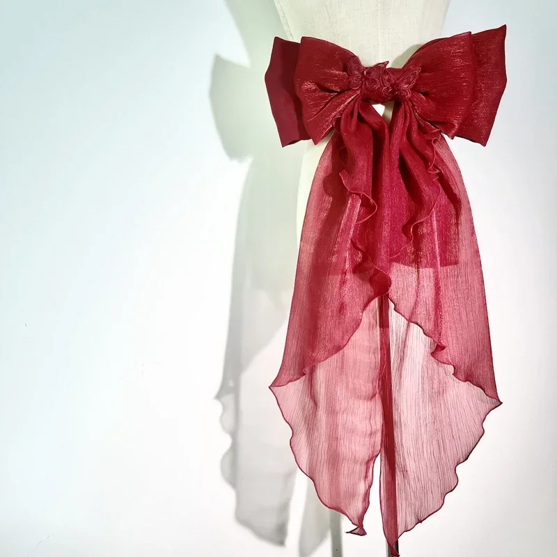 Trailing Bow Shiny Silk Double - Embroidery Kaftan avaliação e preço