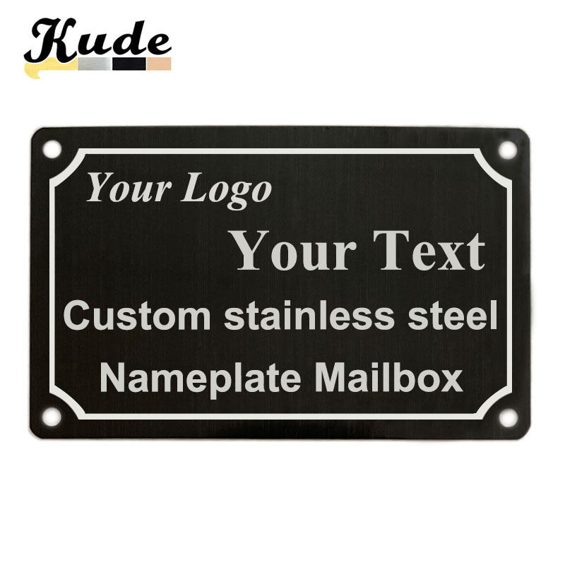 Custom Stainless Steel Name Ta - Embroidery Texture avaliação e preço