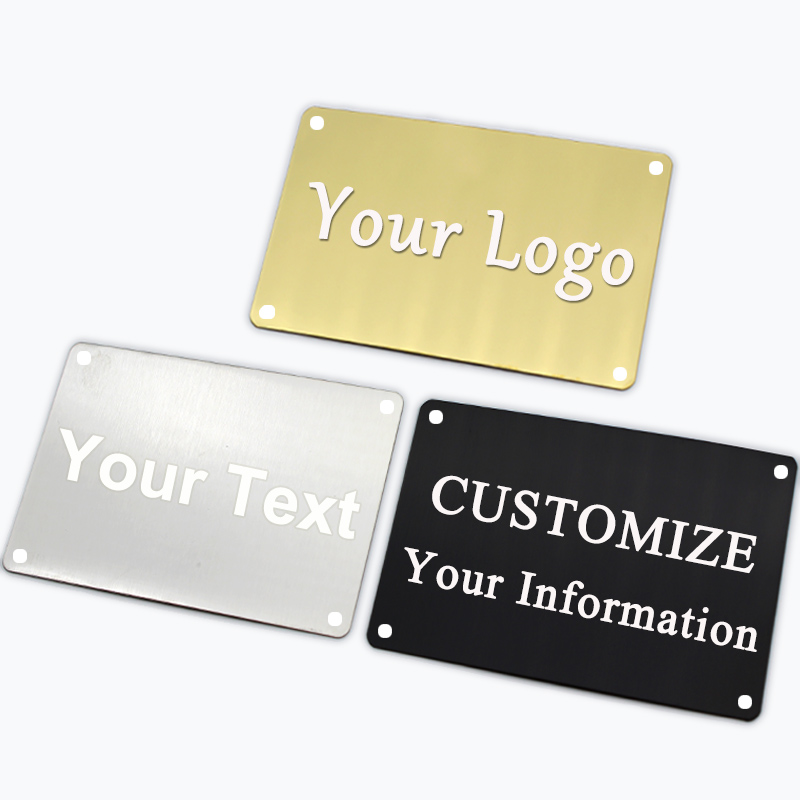 Custom Stainless Steel Name Ta - Embroidery Texture avaliação e preço