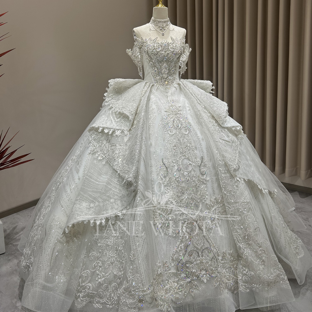 Robes De Mariée Sur Mesure Swe - Embroidery Organza avaliação e preço