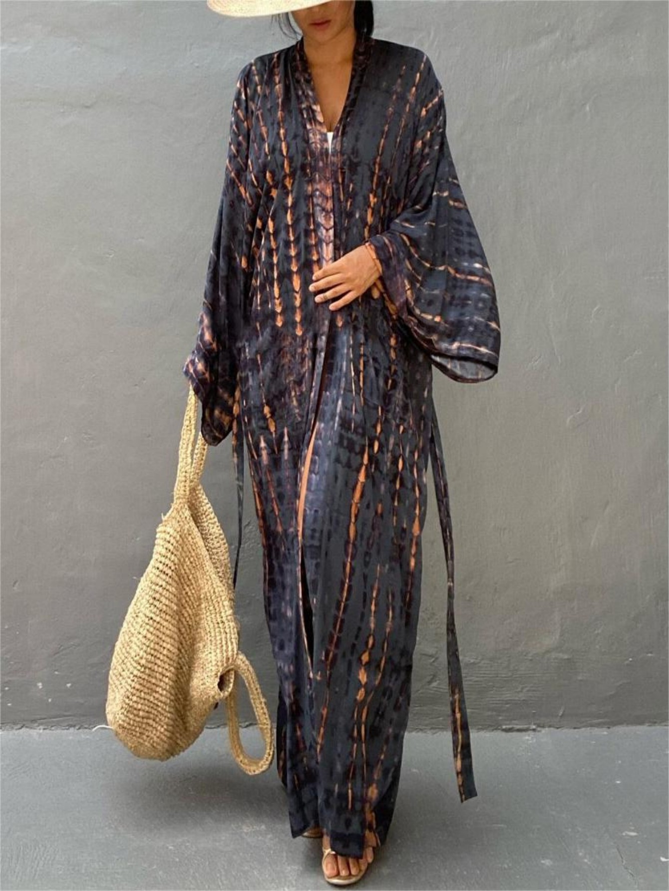 Kaftan Dresses for Women Plus  - Embroidery Kaftan avaliação e preço