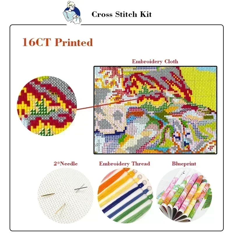 Joy Sunday Cross Stitch Kits S - Embroidery Artist avaliação e preço