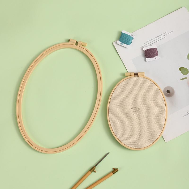Imitation Bamboo Plastic Oval  - Embroidery Zone avaliação e preço