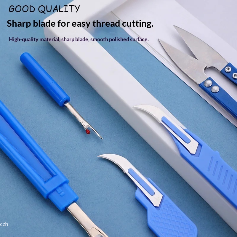 5Pcs Blue Sewing Ripper Kit wi - Embroidery Thread avaliação e preço