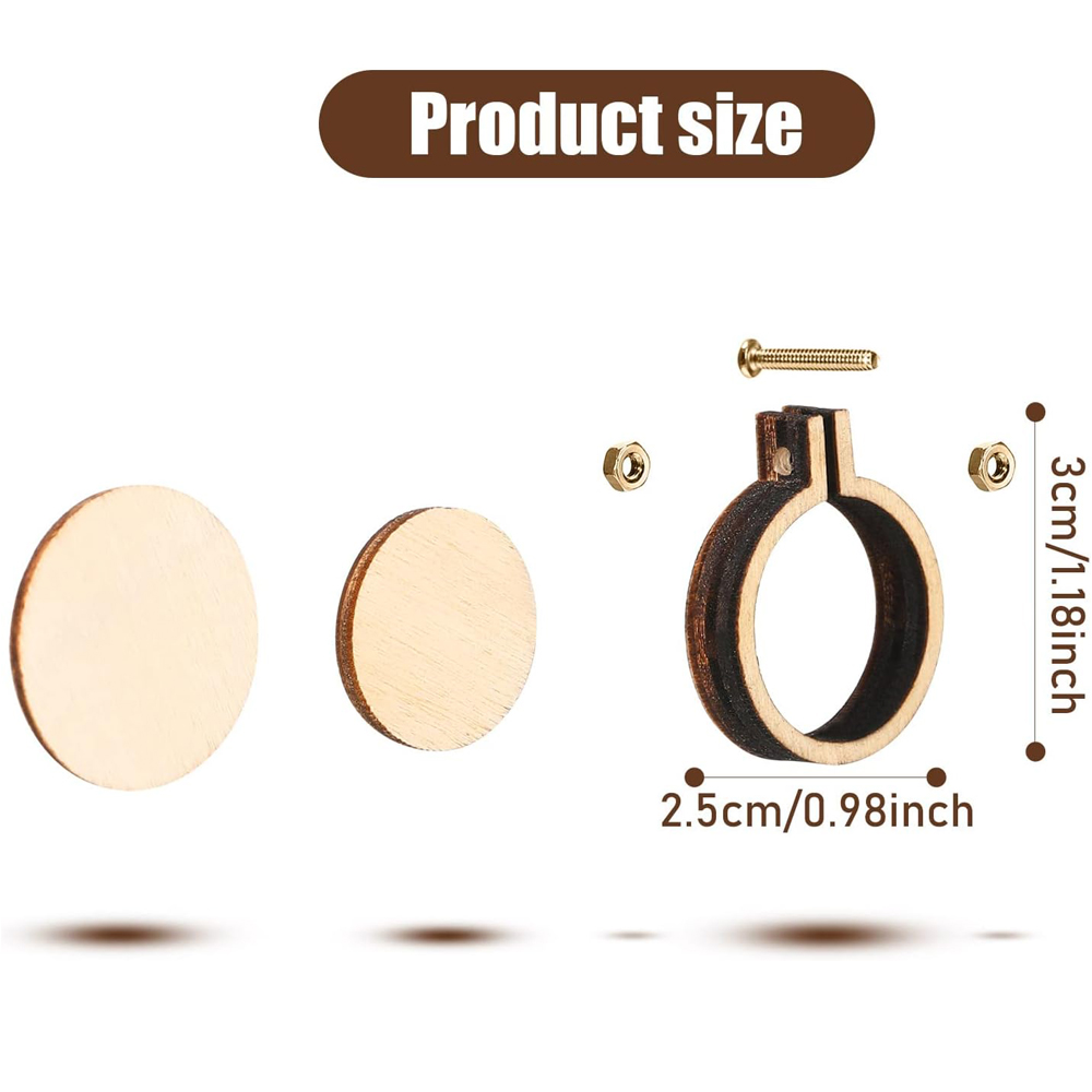 10Pcs/Set Wooden Mini Embroide - Embroidery Zone avaliação e preço