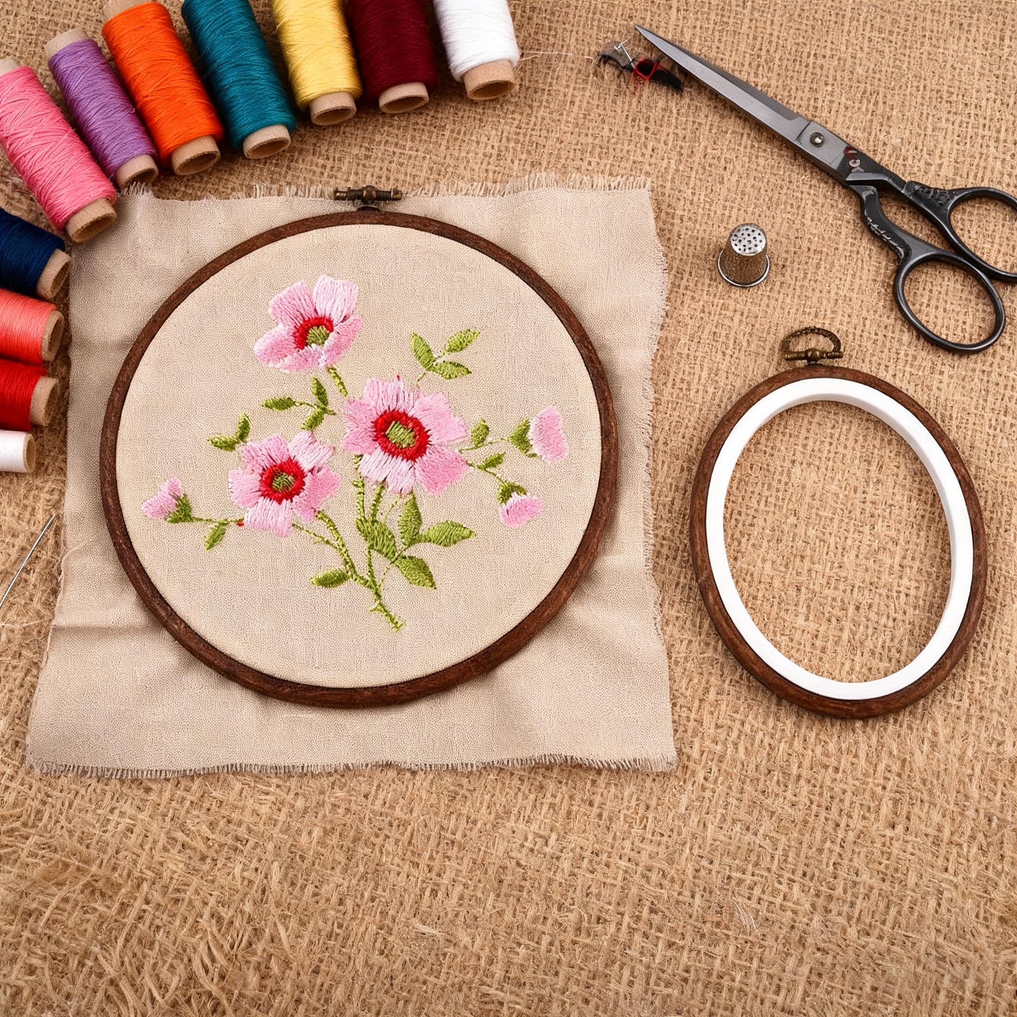 10PCS Sewing Tool Round Oval I - Embroidery Zone avaliação e preço