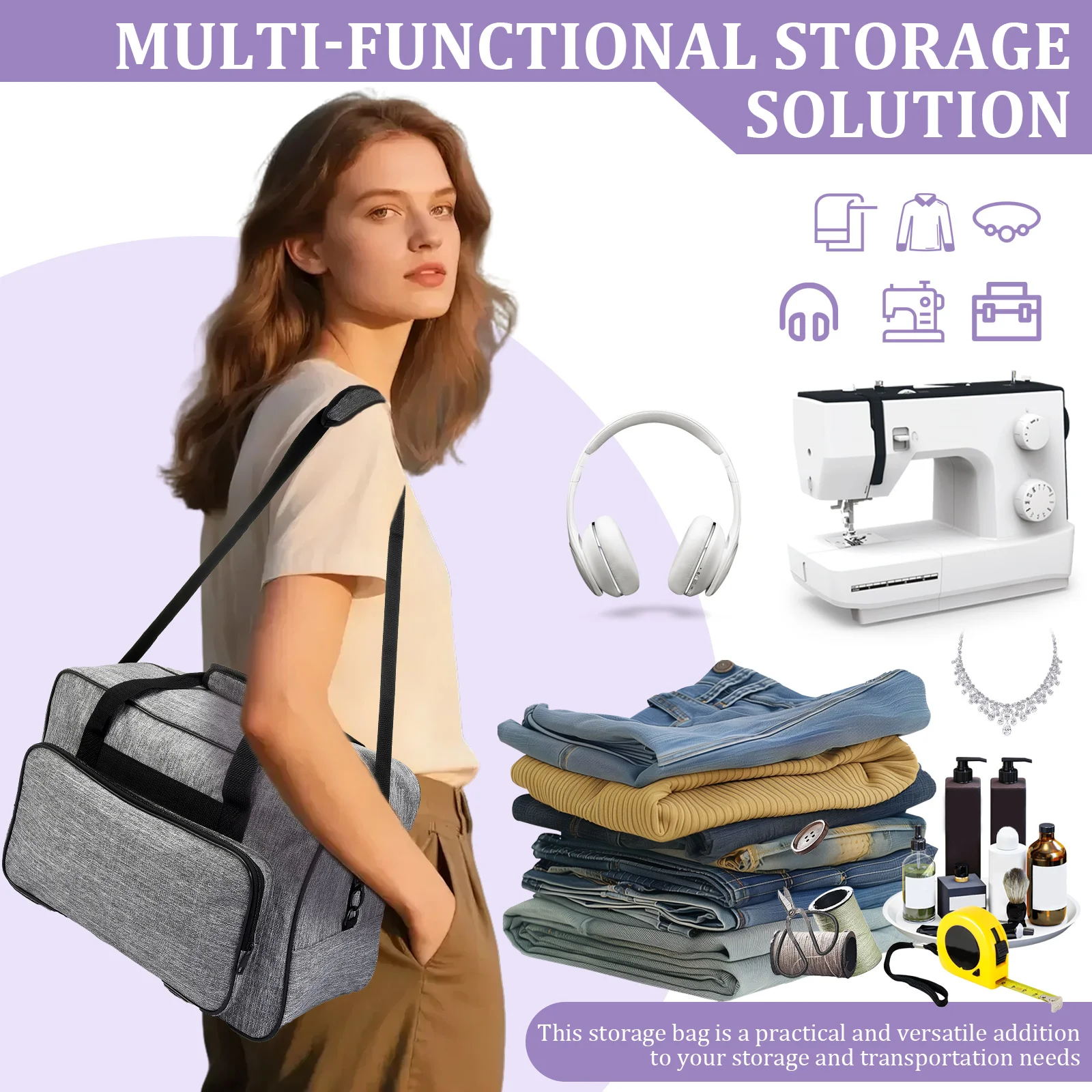 Sewing Machine Carrying Case w - Embroidery Removal avaliação e preço