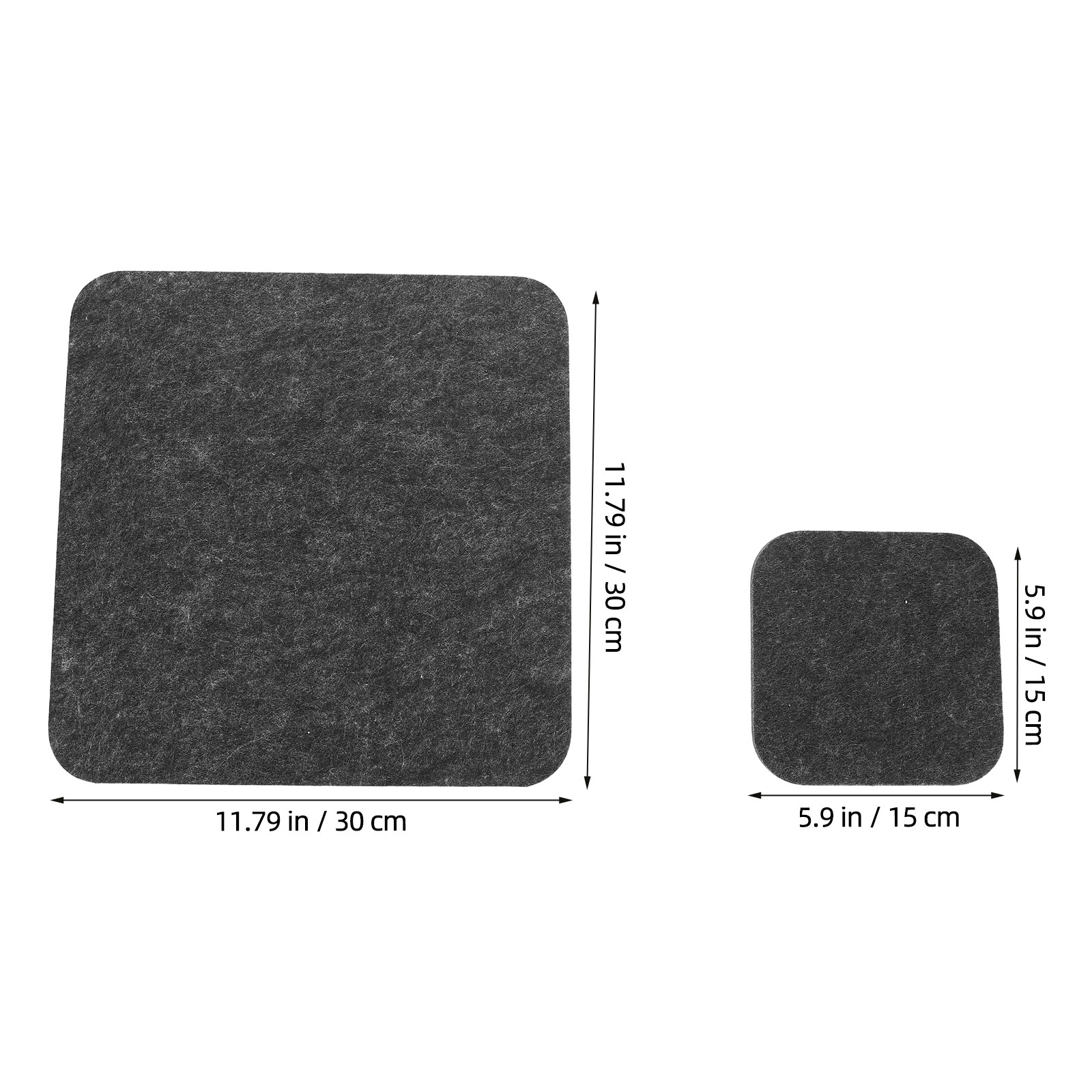 4Pcs Square Felt Pads Needle F - Felt Sheet Wool avaliação e preço