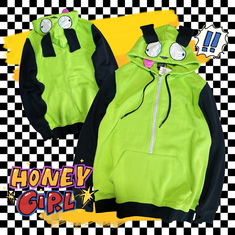 Anime Invader Cosplay Costume  - Embroidery Zip Up Hoodie avaliação e preço