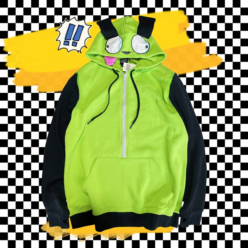 Anime Invader Cosplay Costume  - Embroidery Zip Up Hoodie avaliação e preço