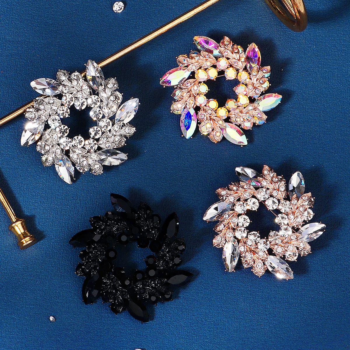 Pearl Brooch Pin Snowflake Hig - Embroidery Kaftan avaliação e preço