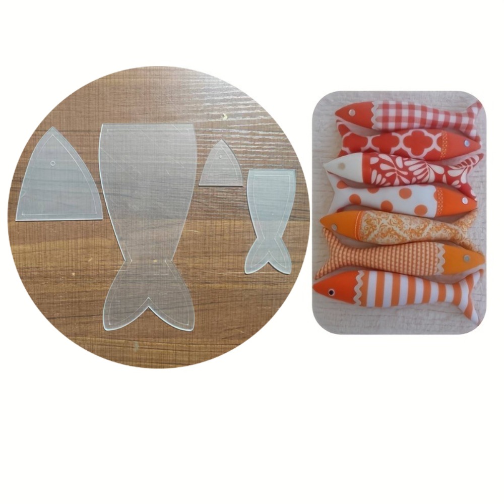 Fish Quilting Template Acrylic - Embroidery Fish avaliação e preço