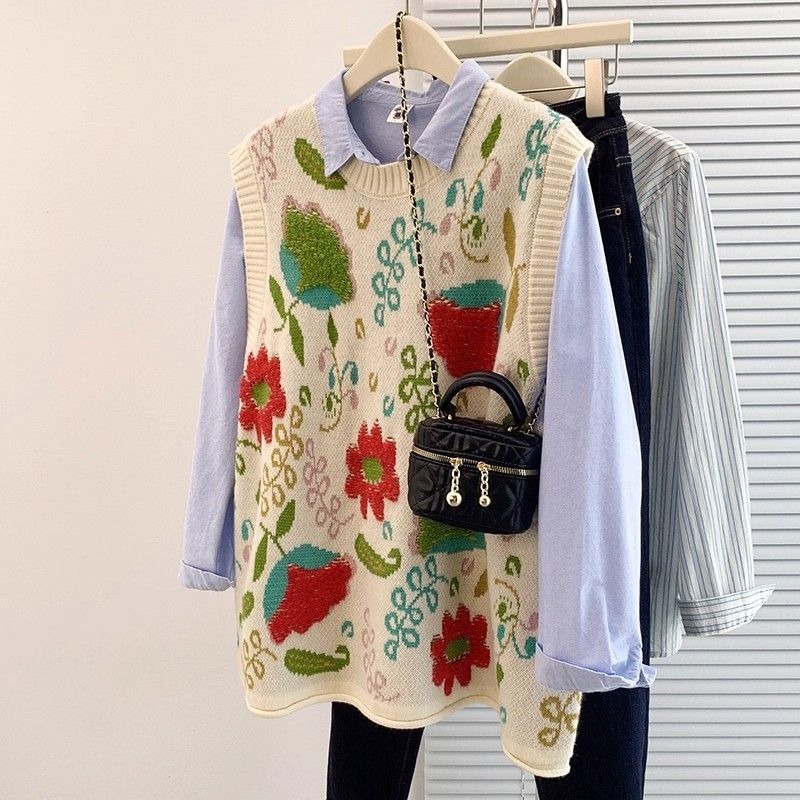 Top Women's Autumn Artistic Yo - Embroidery Artist avaliação e preço