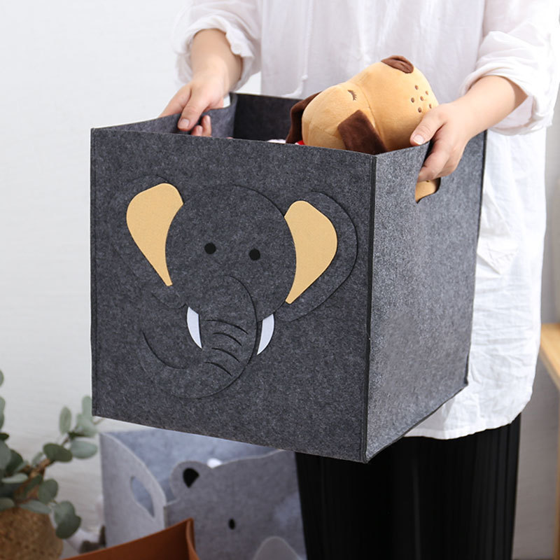Square Felt Storage Basket Box - Felt Sheet Wool avaliação e preço