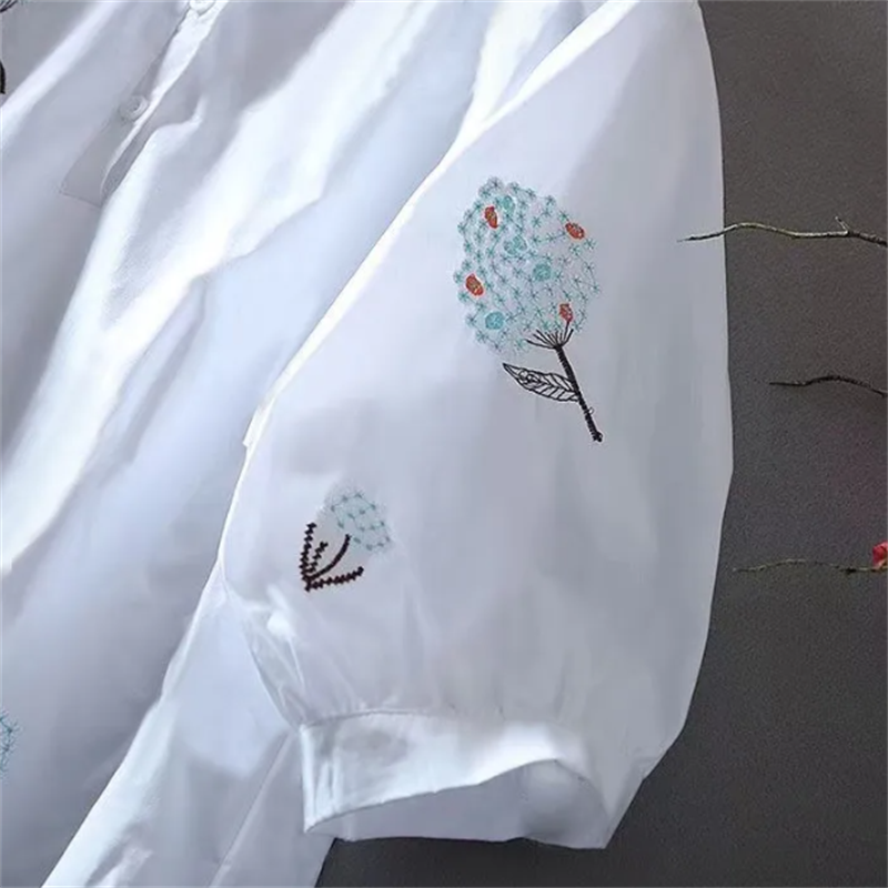 Embroidered Blouses Women's Sh - Embroidery Artist avaliação e preço