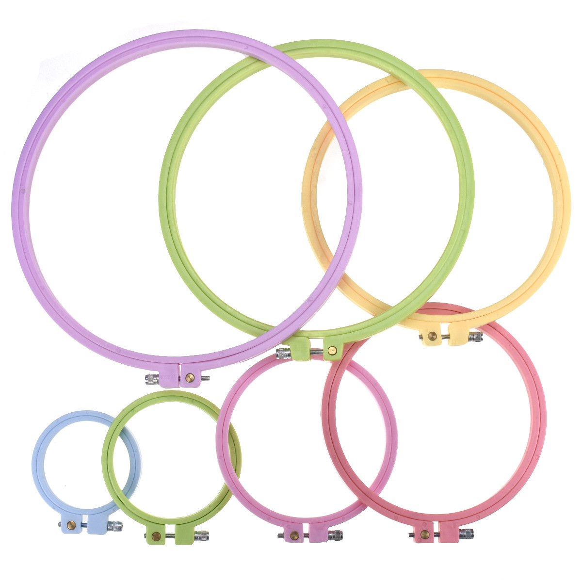 1/7pcs 7-25cm Plastic Embroide - Embroidery Zone avaliação e preço