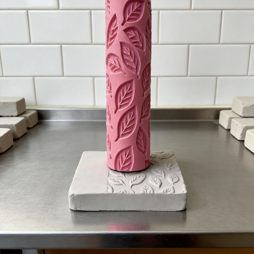 DIY Pottery Craft Rolling Pin  - Embroidery Texture avaliação e preço