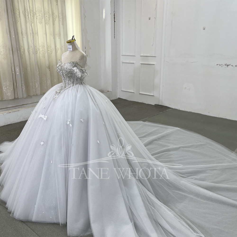 Robe Mariee Sweetheart Off Sho - Embroidery Organza avaliação e preço