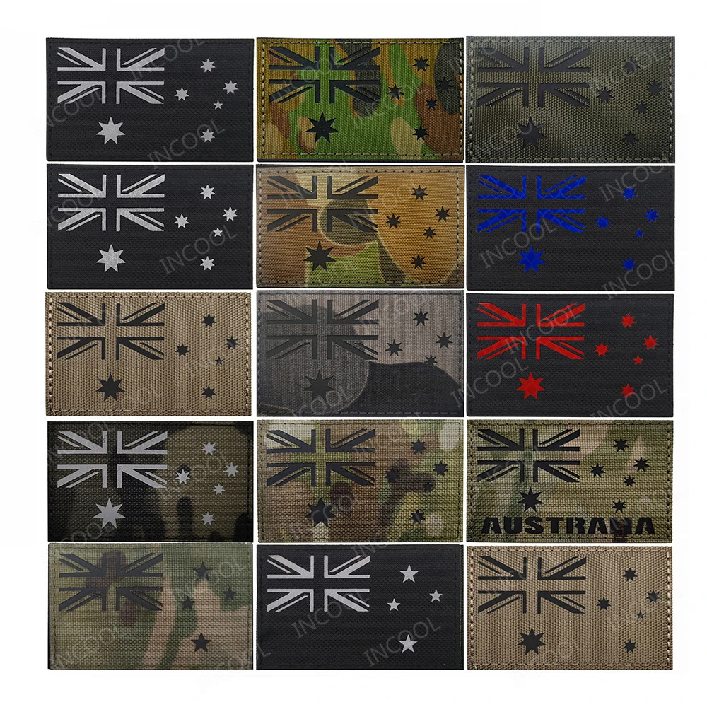 Australia Flags IR Reflective  - Embroidery In Australia avaliação e preço