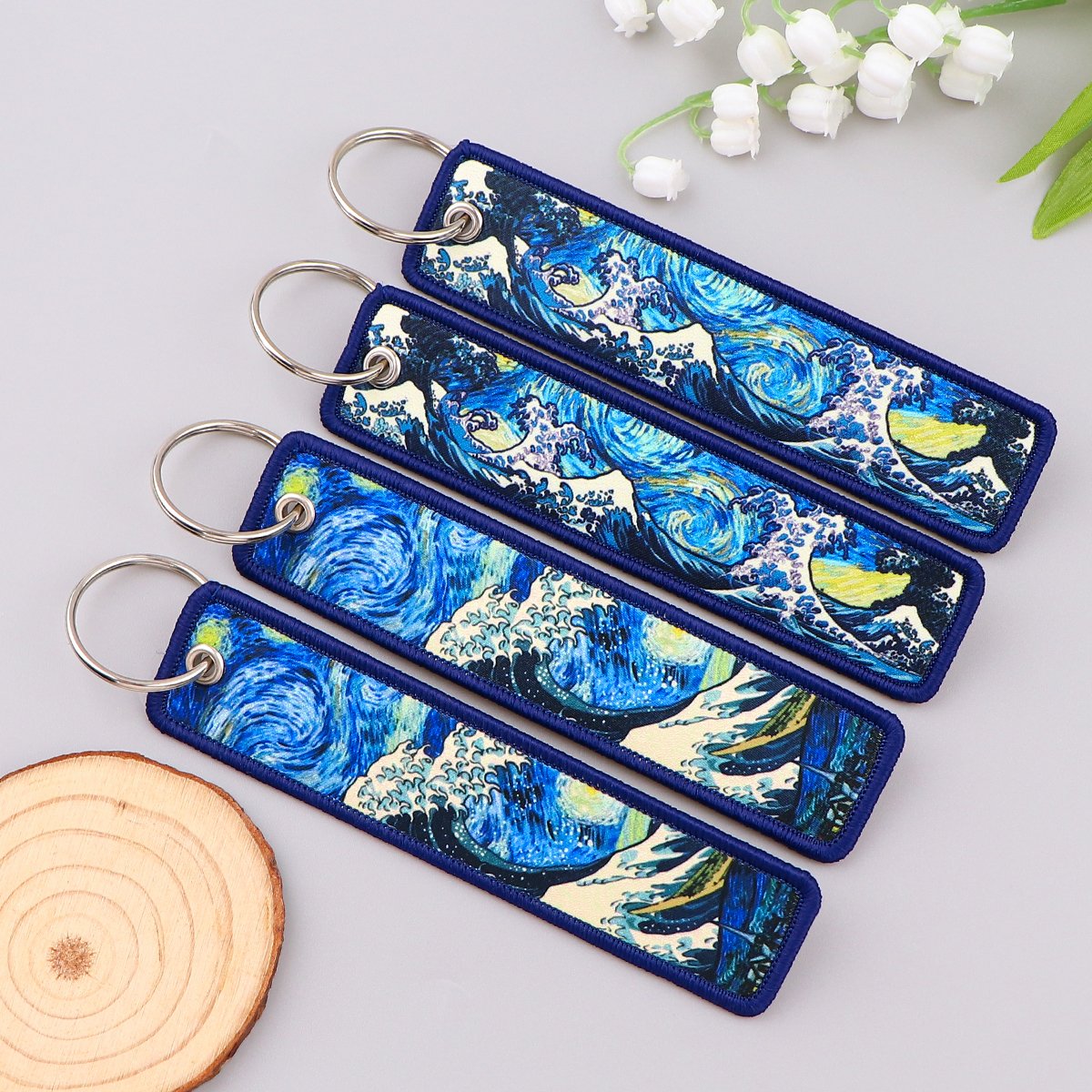 Van Gogh Embroidery Key Fobs K - Embroidery Fish avaliação e preço