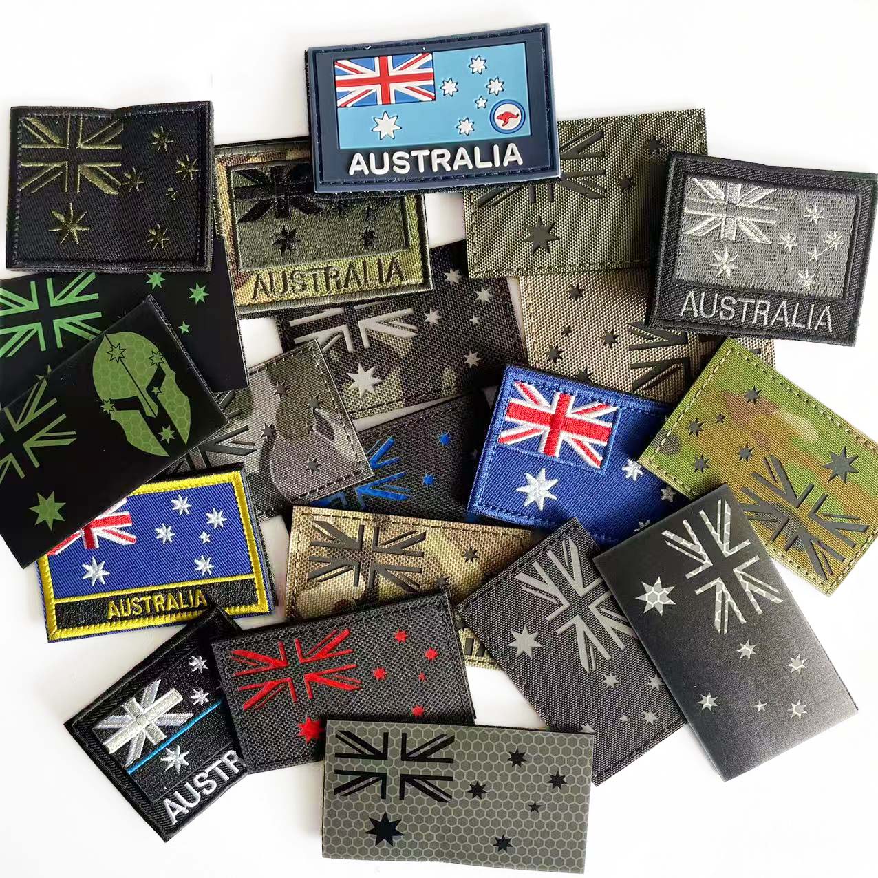 Australian Flag Patch Fabric A - Embroidery In Australia avaliação e preço