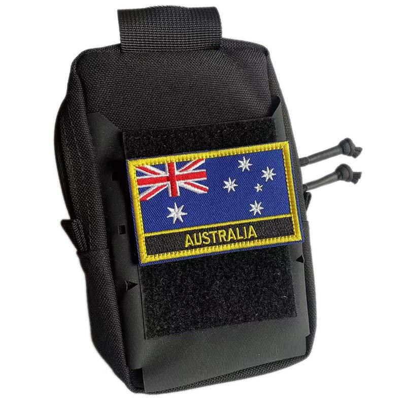 Australian Flag Patch Fabric A - Embroidery In Australia avaliação e preço