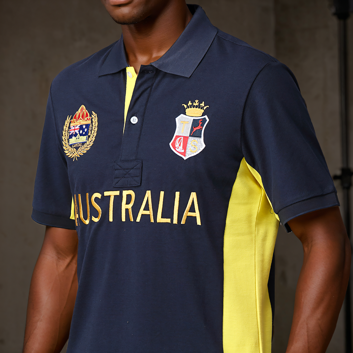 Men's polo shirt Australia Roy - Embroidery In Australia avaliação e preço