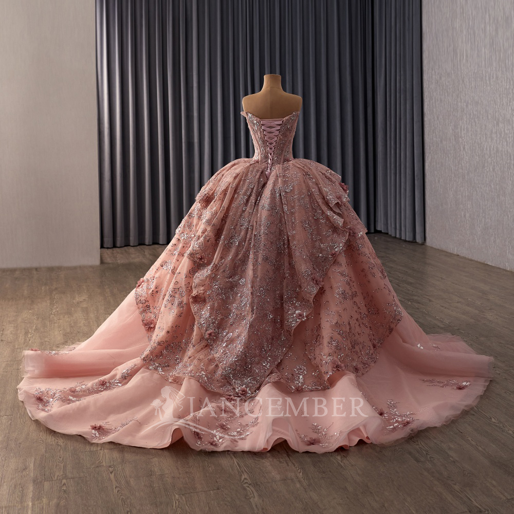 Elegant Quinceanera Dresses 20 - Embroidery Organza avaliação e preço
