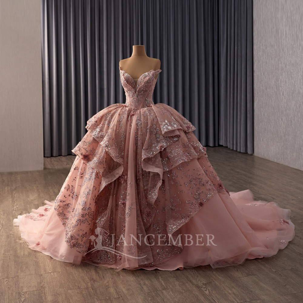 Elegant Quinceanera Dresses 20 - Embroidery Organza avaliação e preço