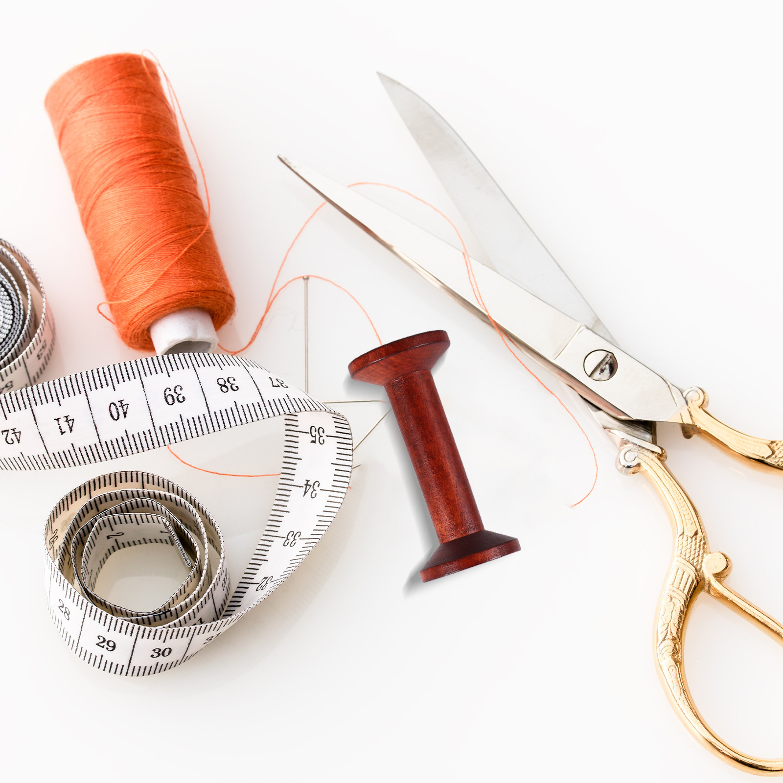 6Pcs Wooden Empty Spools for C - Embroidery Thread avaliação e preço