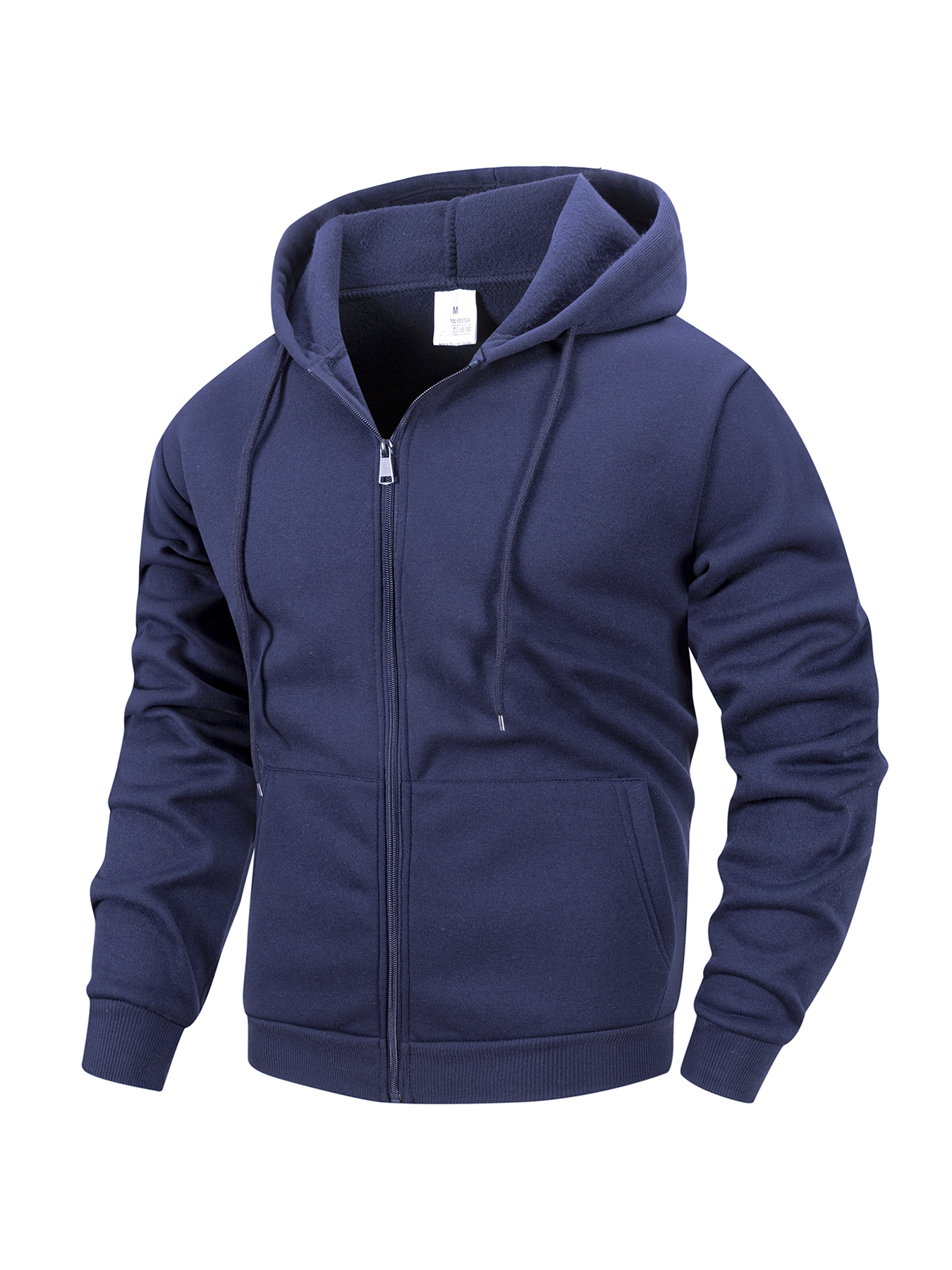 Men's Zip Hoodie Jacket Hooded - Embroidery Zip Up Hoodie avaliação e preço
