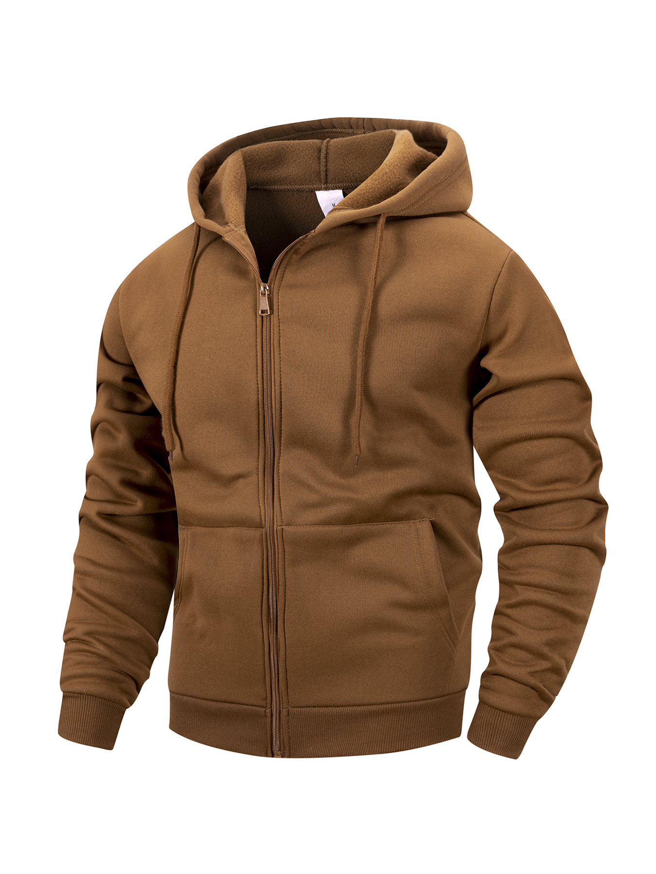 Men's Zip Hoodie Jacket Hooded - Embroidery Zip Up Hoodie avaliação e preço