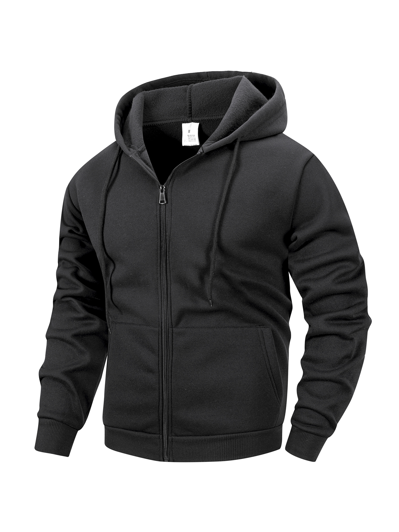 Men's Zip Hoodie Jacket Hooded - Embroidery Zip Up Hoodie avaliação e preço