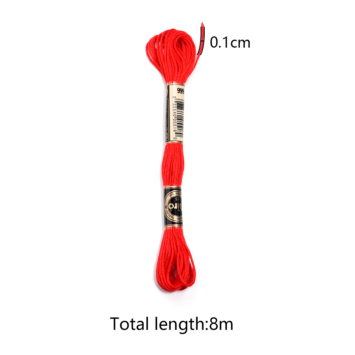 6Pcs/Lot Multicolor Polyester  - Embroidery Thread avaliação e preço
