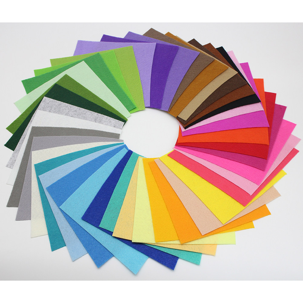 40Pcs Assorted Color Wool Felt - Felt Sheet Wool avaliação e preço