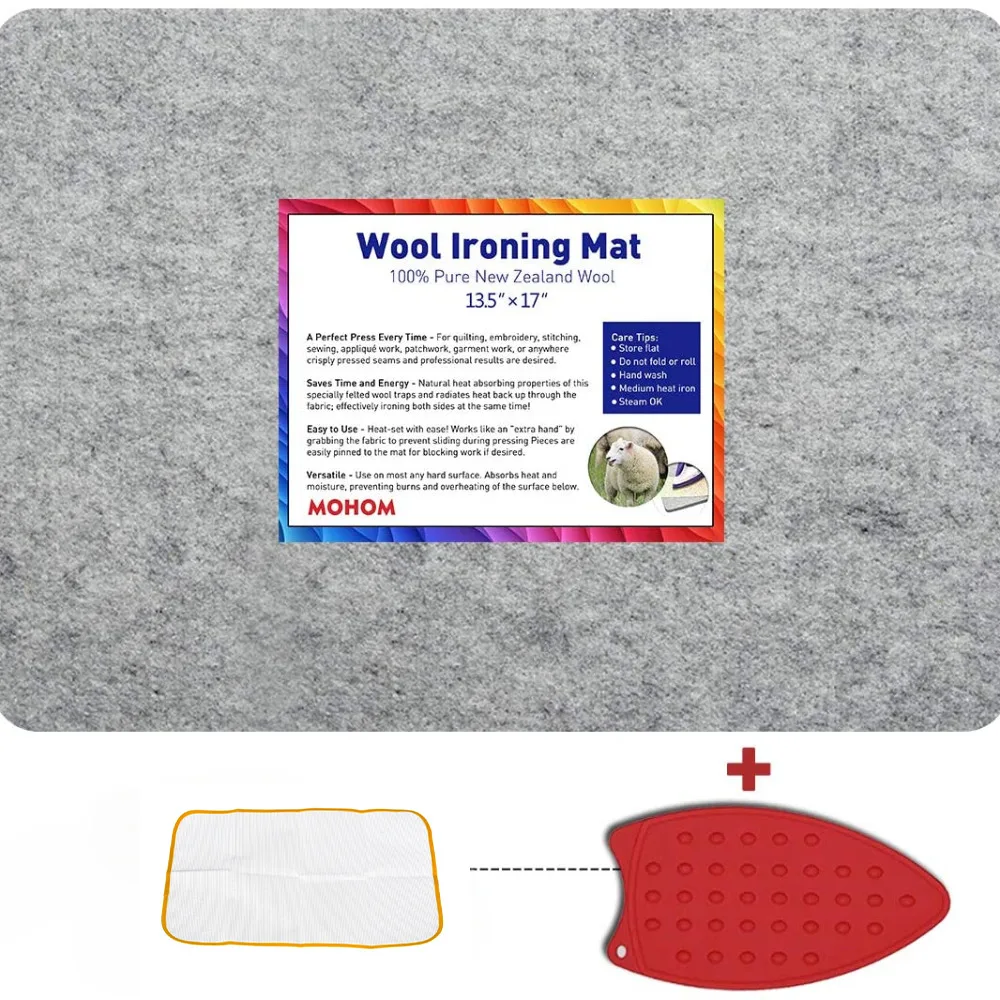 13.5×17 Inch Wool Ironing Mat  - Felt Sheet Wool avaliação e preço
