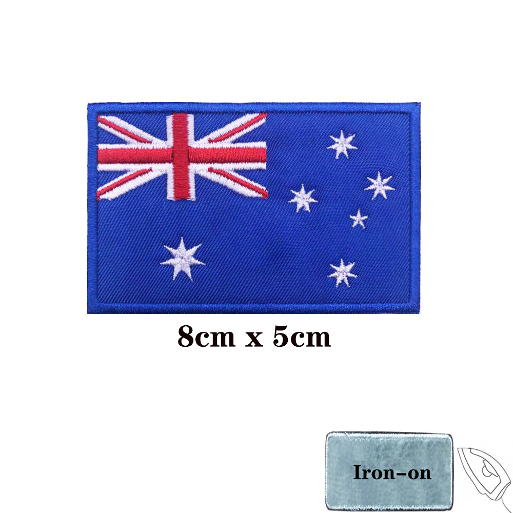 Australian flag Australia Patc - Embroidery In Australia avaliação e preço