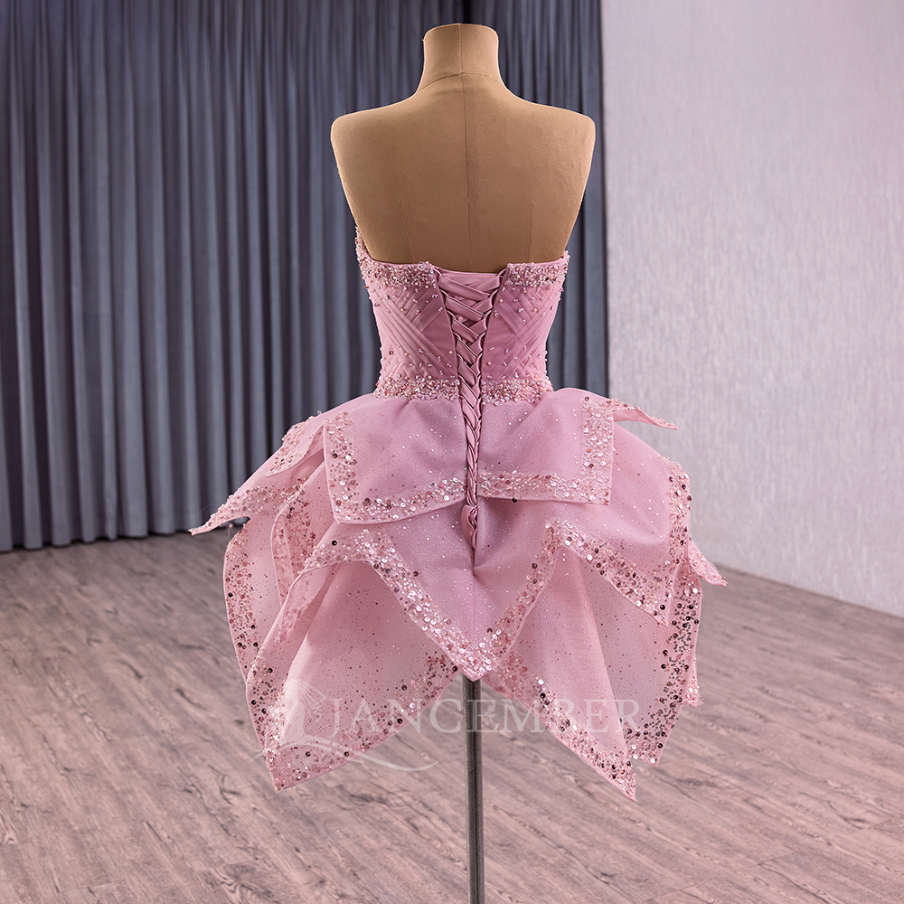 Luxury Ball Gown Quinceanera D - Embroidery Organza avaliação e preço