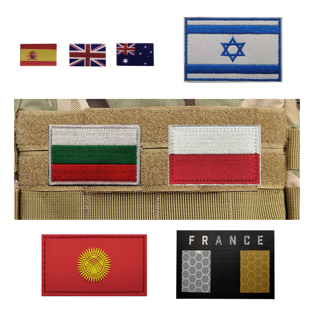 Small Size USA Israel Germany  - Embroidery In Australia avaliação e preço