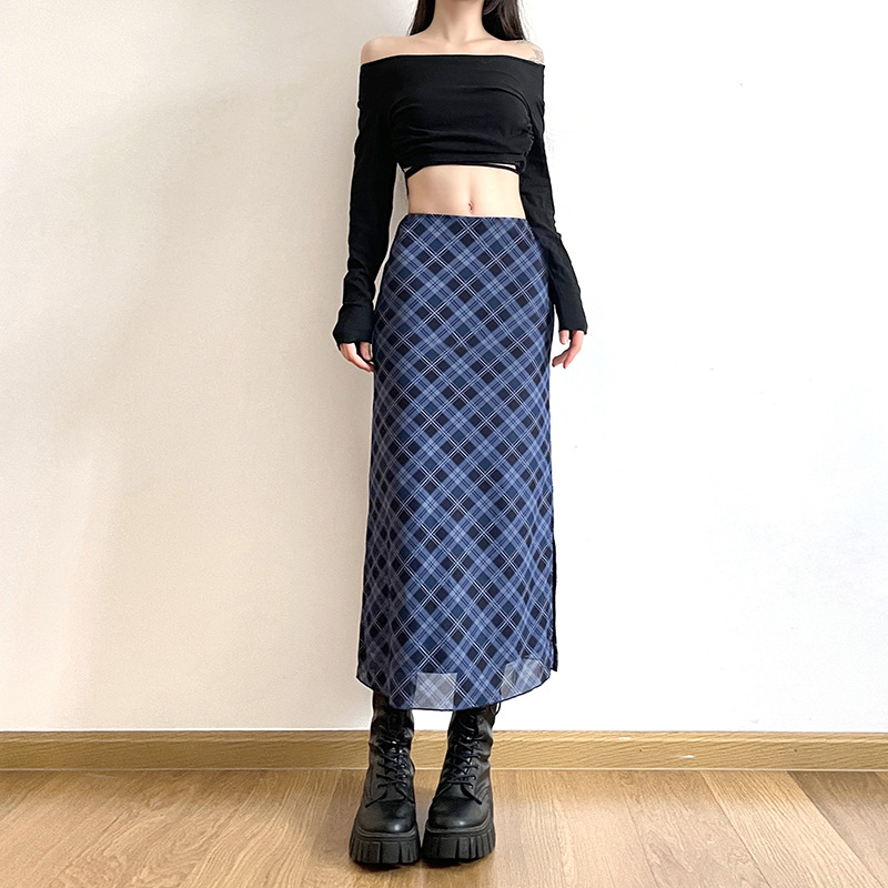 Women Spring Autumn Plaid Prin - Felt Sheet Wool avaliação e preço